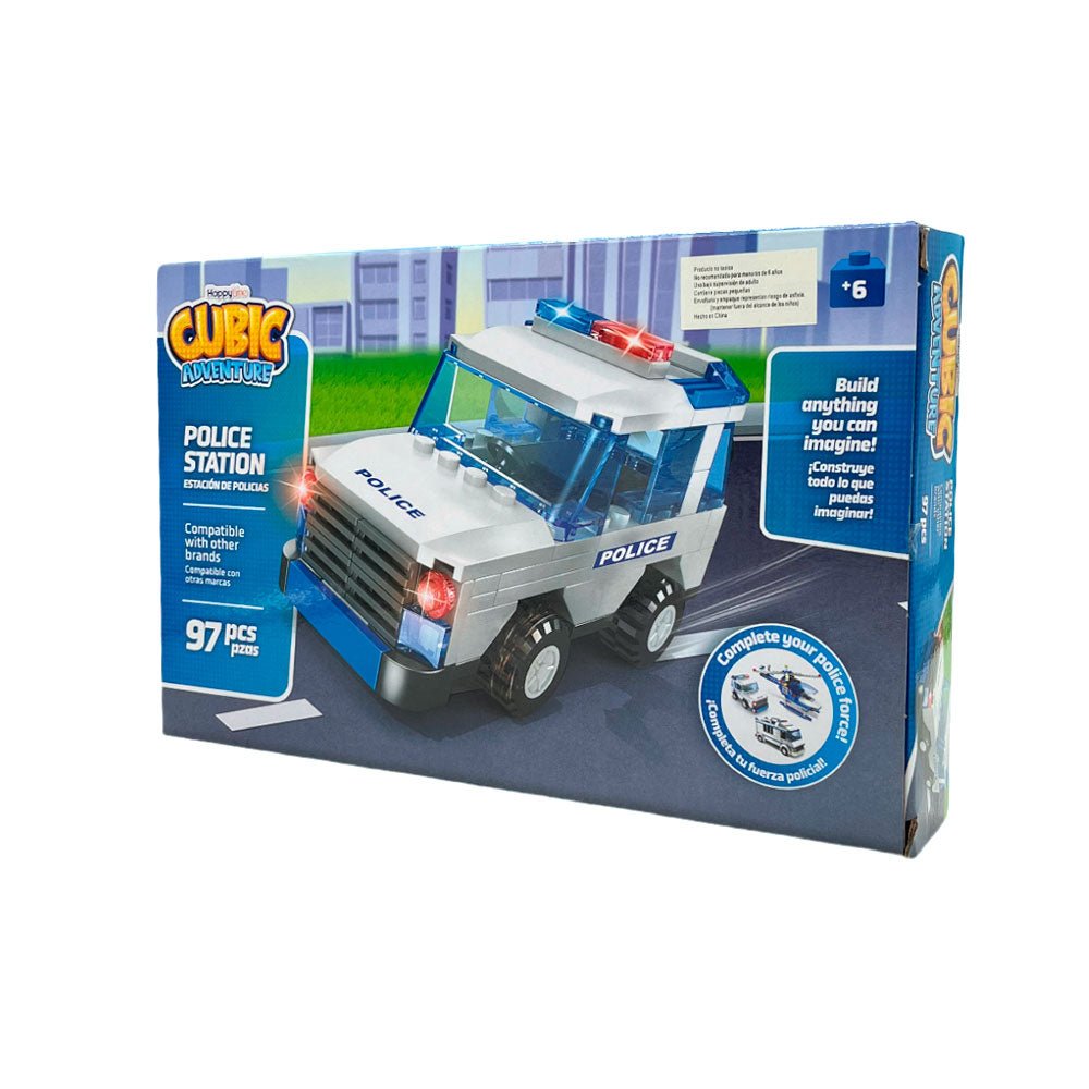 Bloques Auto De Policía De 97 Piezas - Cubic Adventure - Titan.com.pa - 2100000138982