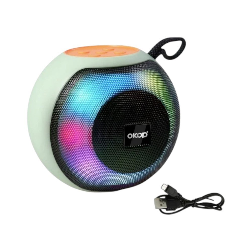 Bocina Portátil Home Elegance OKOP / Redonda / 5W / Surtida - Home Elegance - Titan.com.pa - 6987184235869