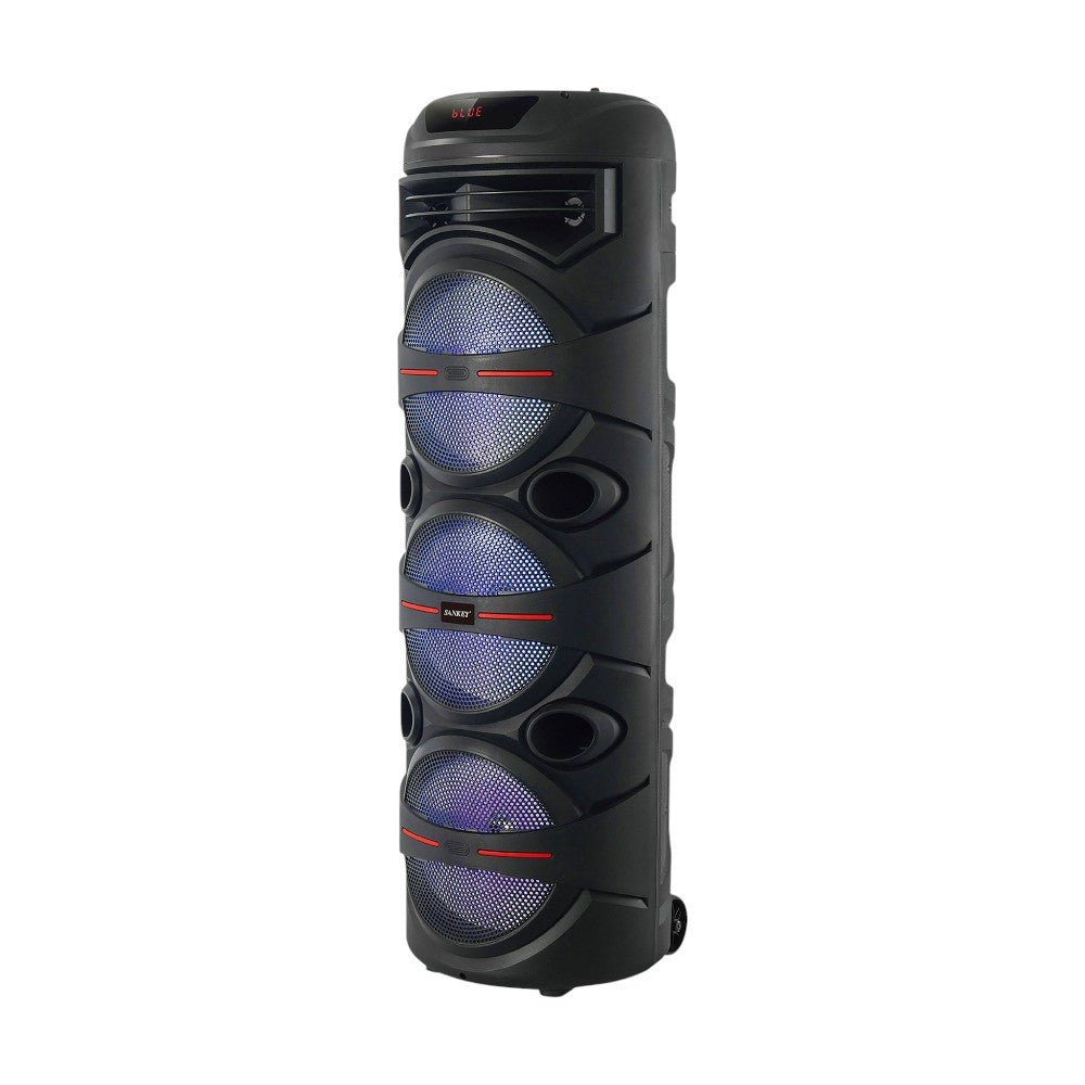 Bocina Portátil Sankey 3x8" / Bluetooth / TWS / Con Karaoke y LED - Sankey - Titan.com.pa - 7453013509627