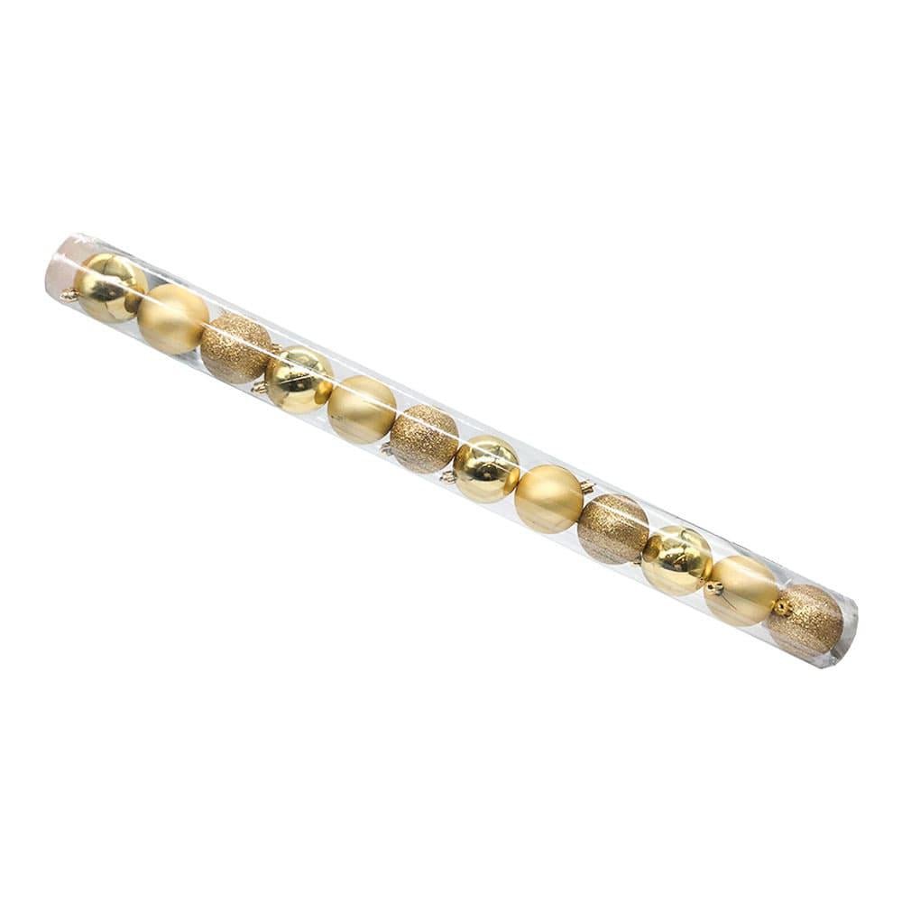 Bolas de Navidad Miro Christmas de 6 cm Brillantes 12 Piezas