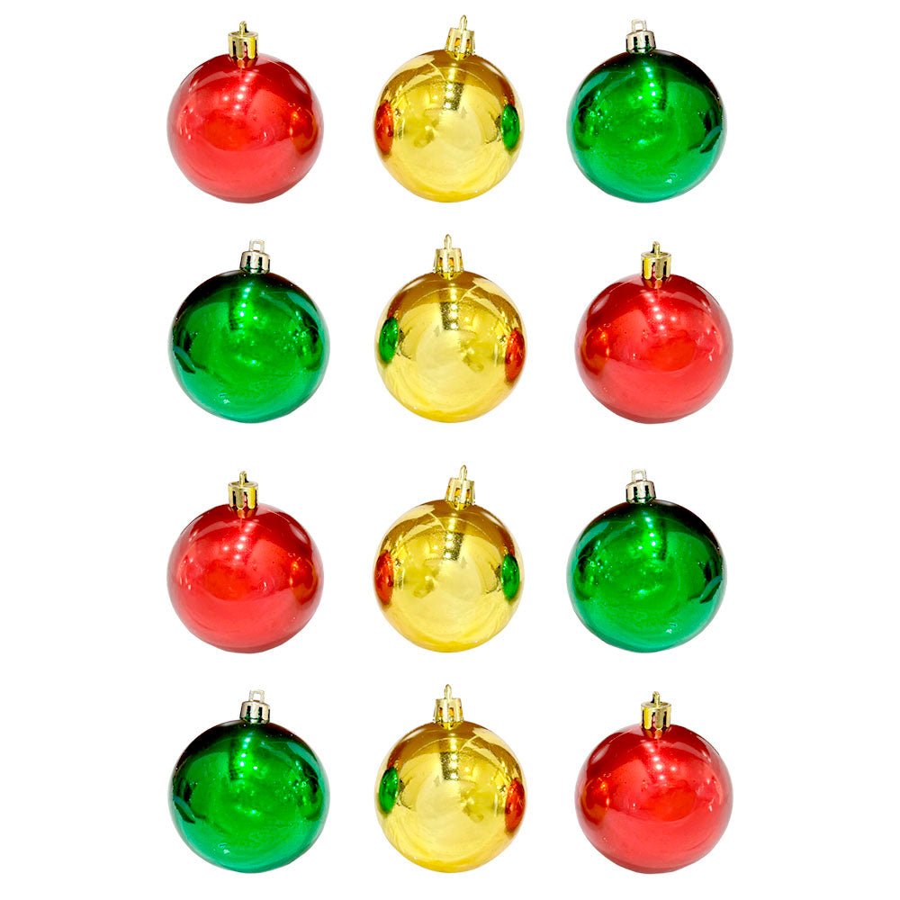 Bolas Navideñas Maranelo Christmas 12 Piezas de 6Cm / Lisas / Surtido - Maranelo Christmas - Titan.com.pa - 7453118232116