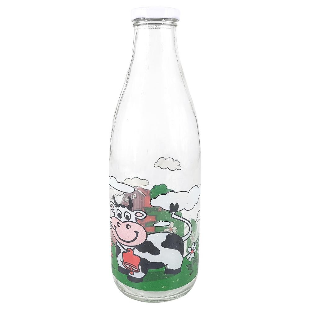 Botella Home Elegance de Vidrio Estampado 1 L - Surtido