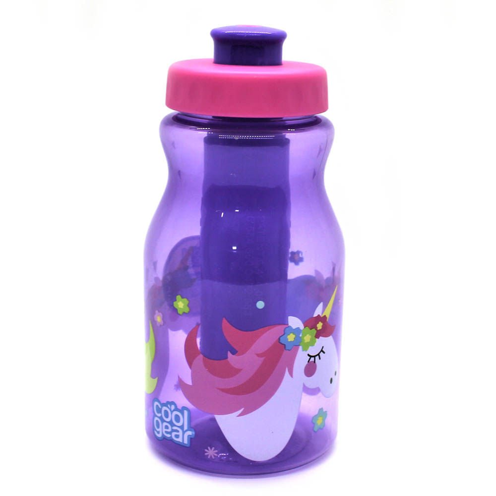 Botella Infantil Unicornio Cool Gear de Plástico 12 oz