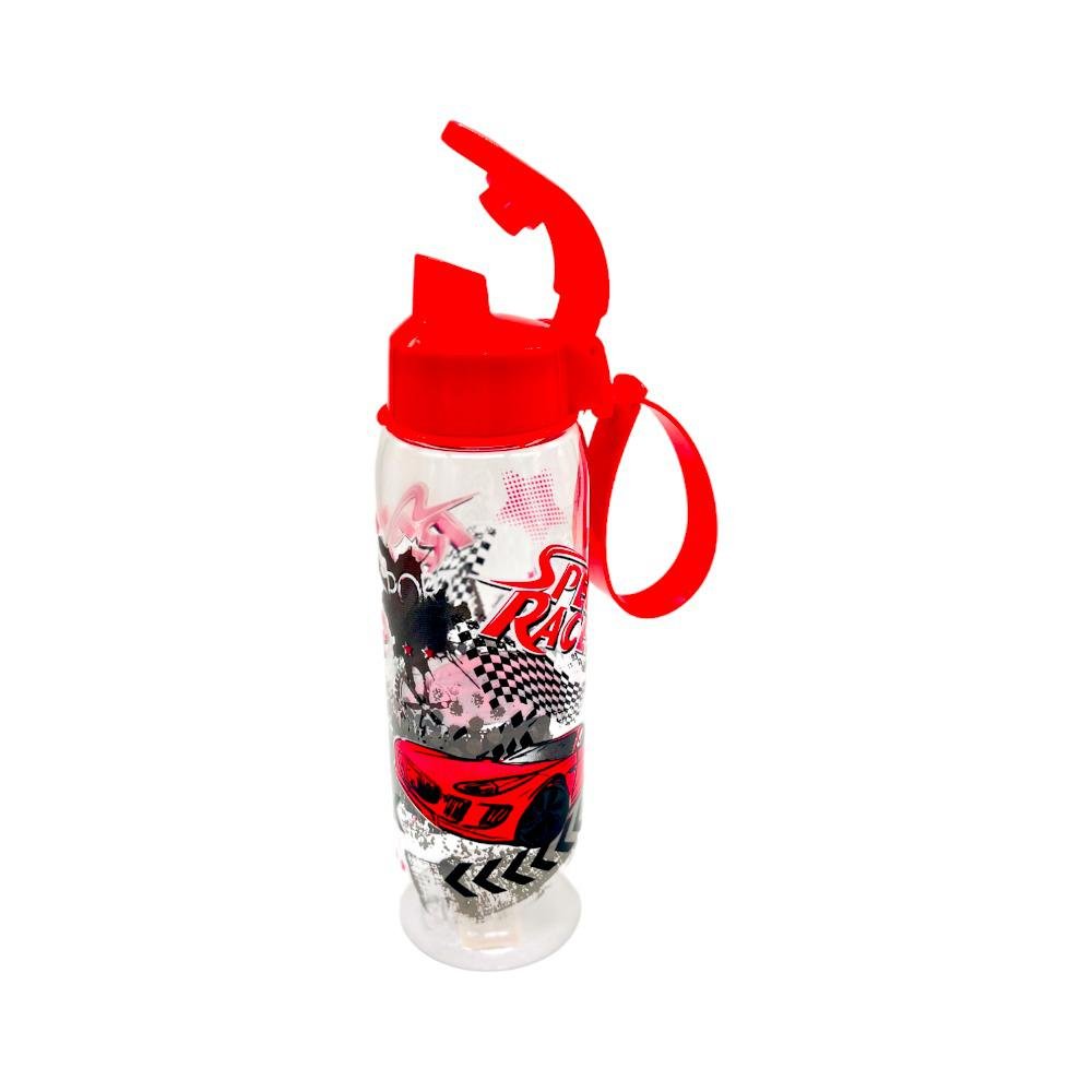 Botella Plastica Herevin de 500 cc Infantil Con Diseño Racer