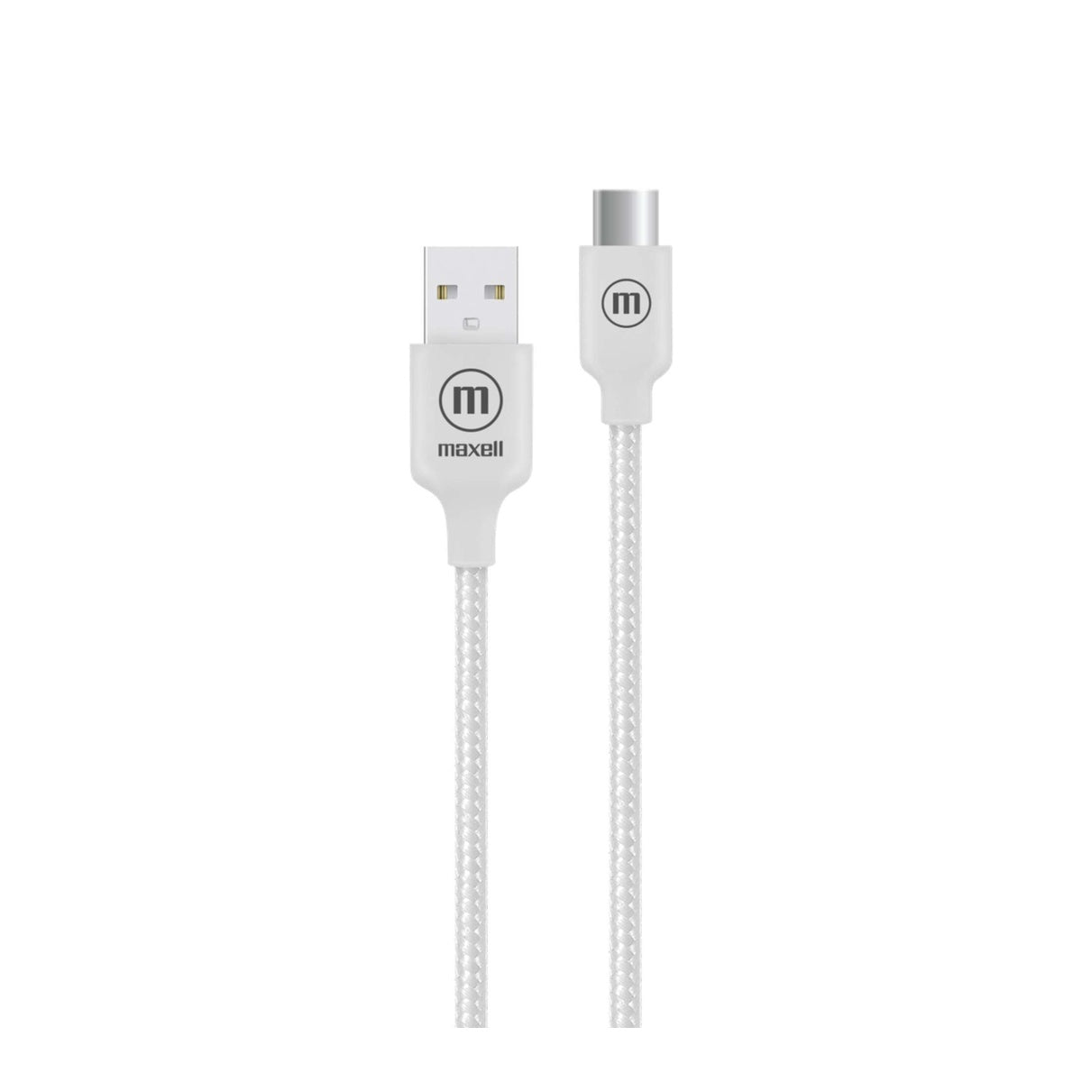Cable de Carga Trenzado Maxell 2m Blanco - MAXELL - 11016167