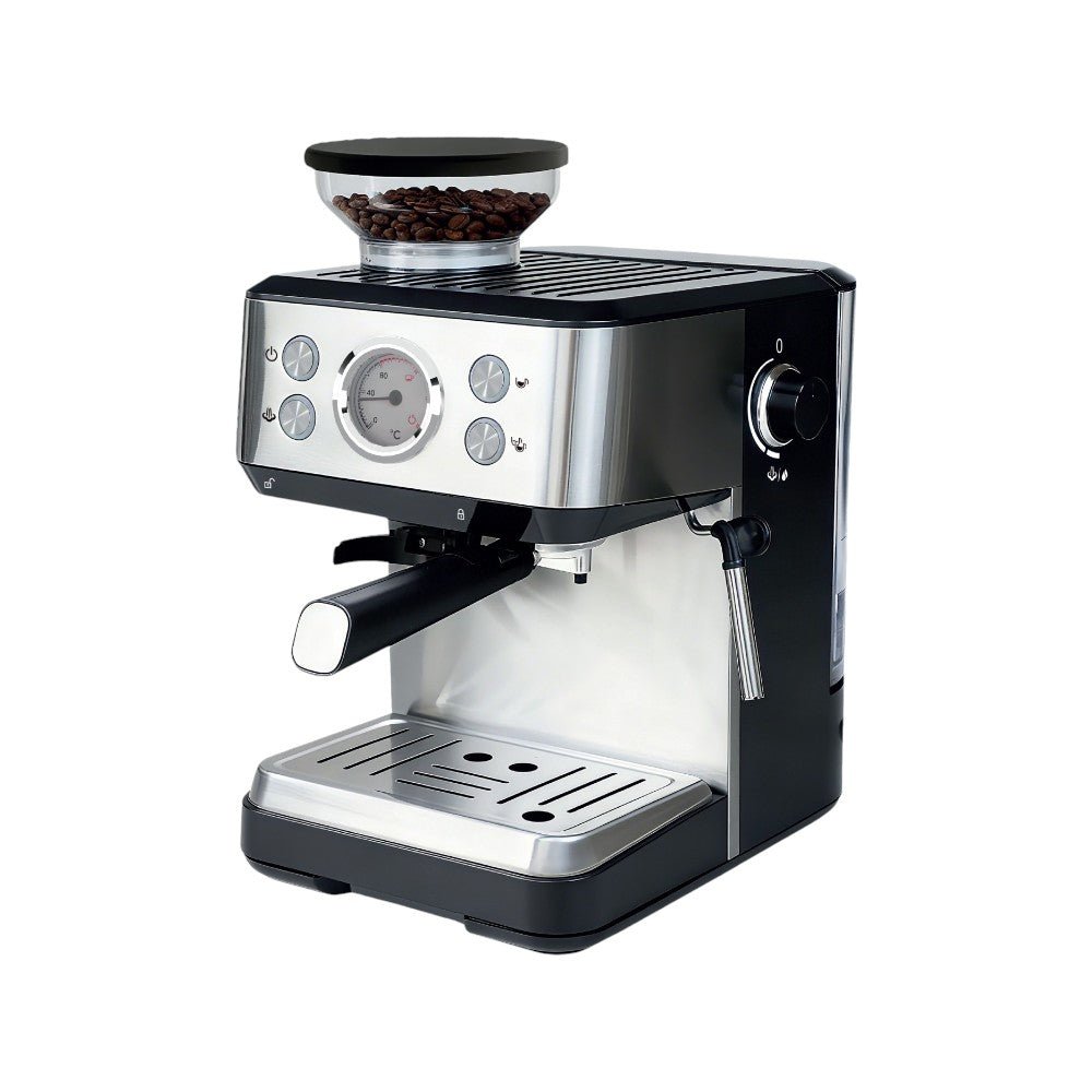 Cafetera Sankey CM-E1221GR de 12 tazas con molino integrado