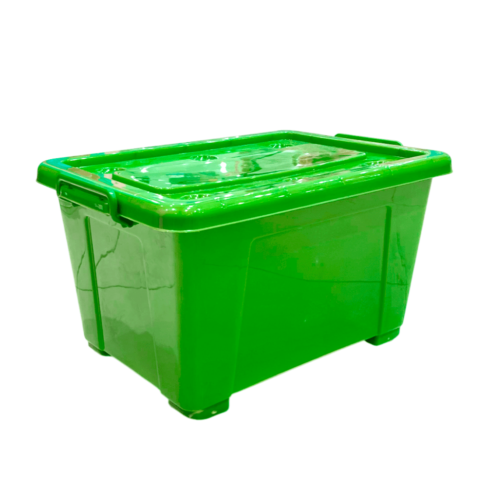 Caja Plástica 50Lt Color Solido / Surtido - Home Elegance - Titan.com.pa - 2100000701407