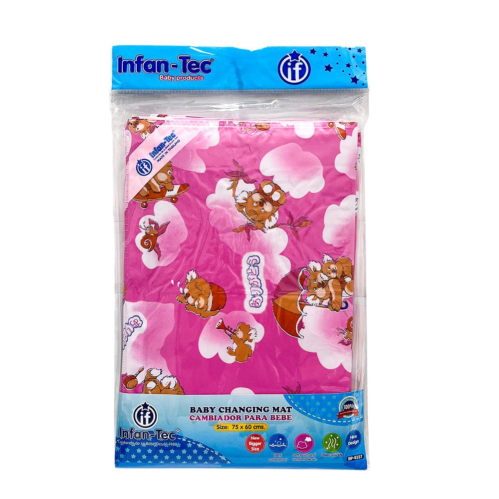 Cambiador Impermeable Para Bebé Infan-Tec / 75 cm x 65 cm / Surtido - Infan-Tec - Titan.com.pa - 7453095647668