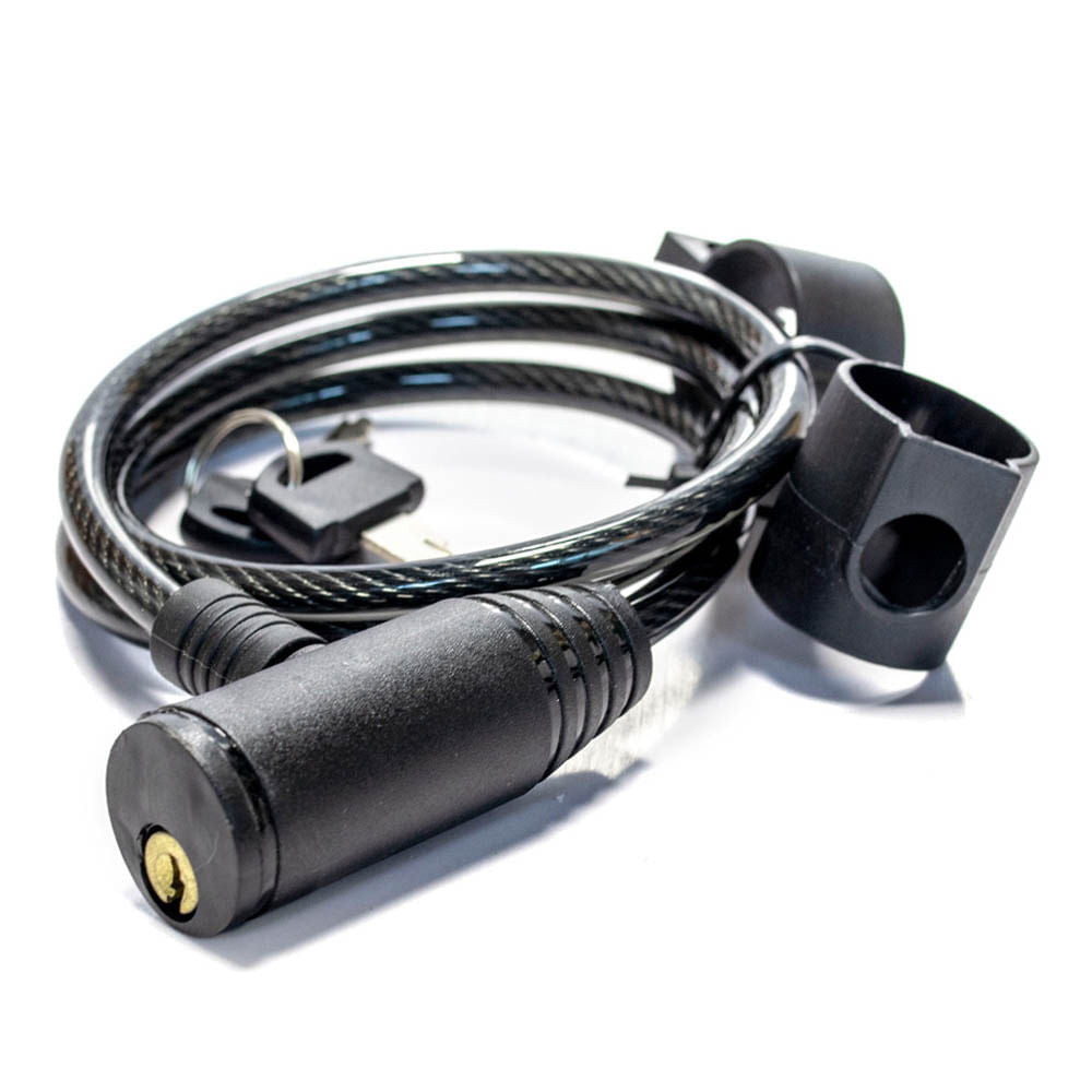Candado GF Cable Espiral Con Llave Para Bicicleta 80 cm