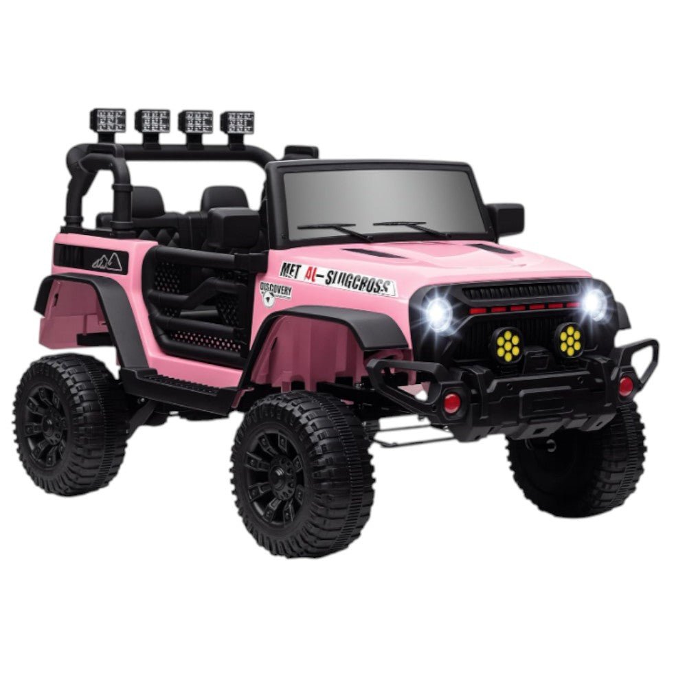 Carro Recargable R/C Rosado Jeep 12V - Overseas - Titan.com.pa - 2100000055678