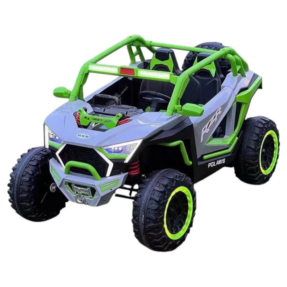 Carro Recargable RZR Para Niños de 12V con Control Remoto color Gris en el Titán Panamá