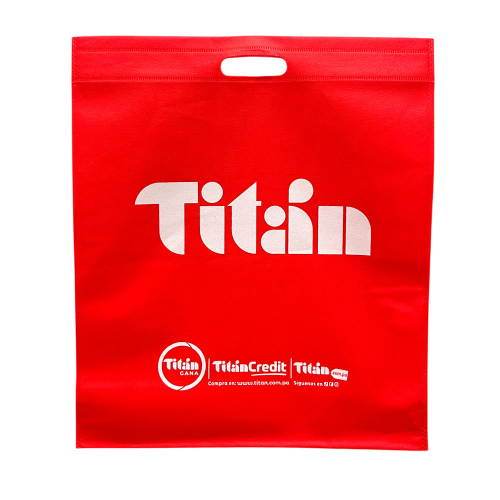 Bolsa Reutilizable Titan 42 Cm x 50 Cm / Roja
