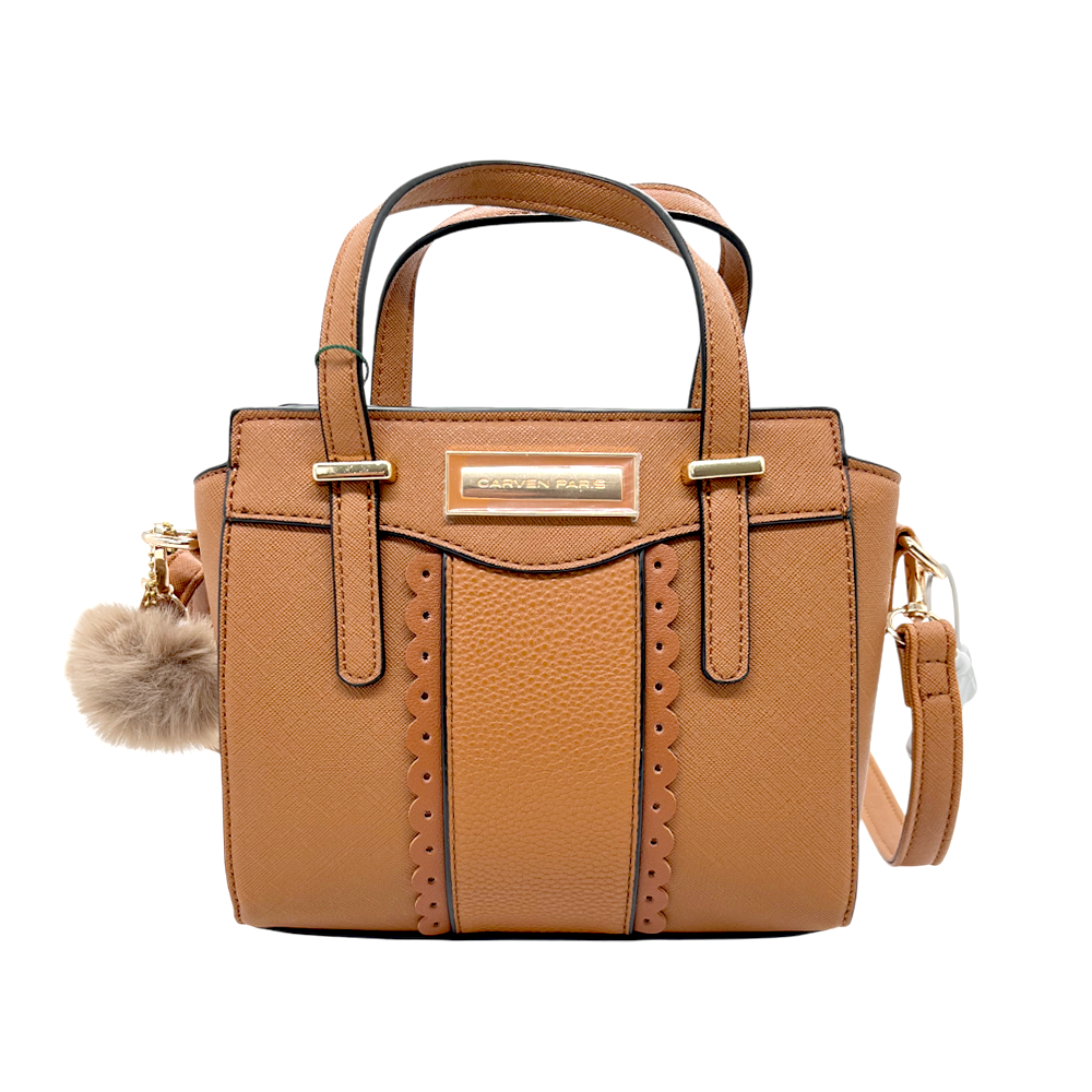 Cartera Estructural Casual Carven Para Dama / 1987-35 / Sutido