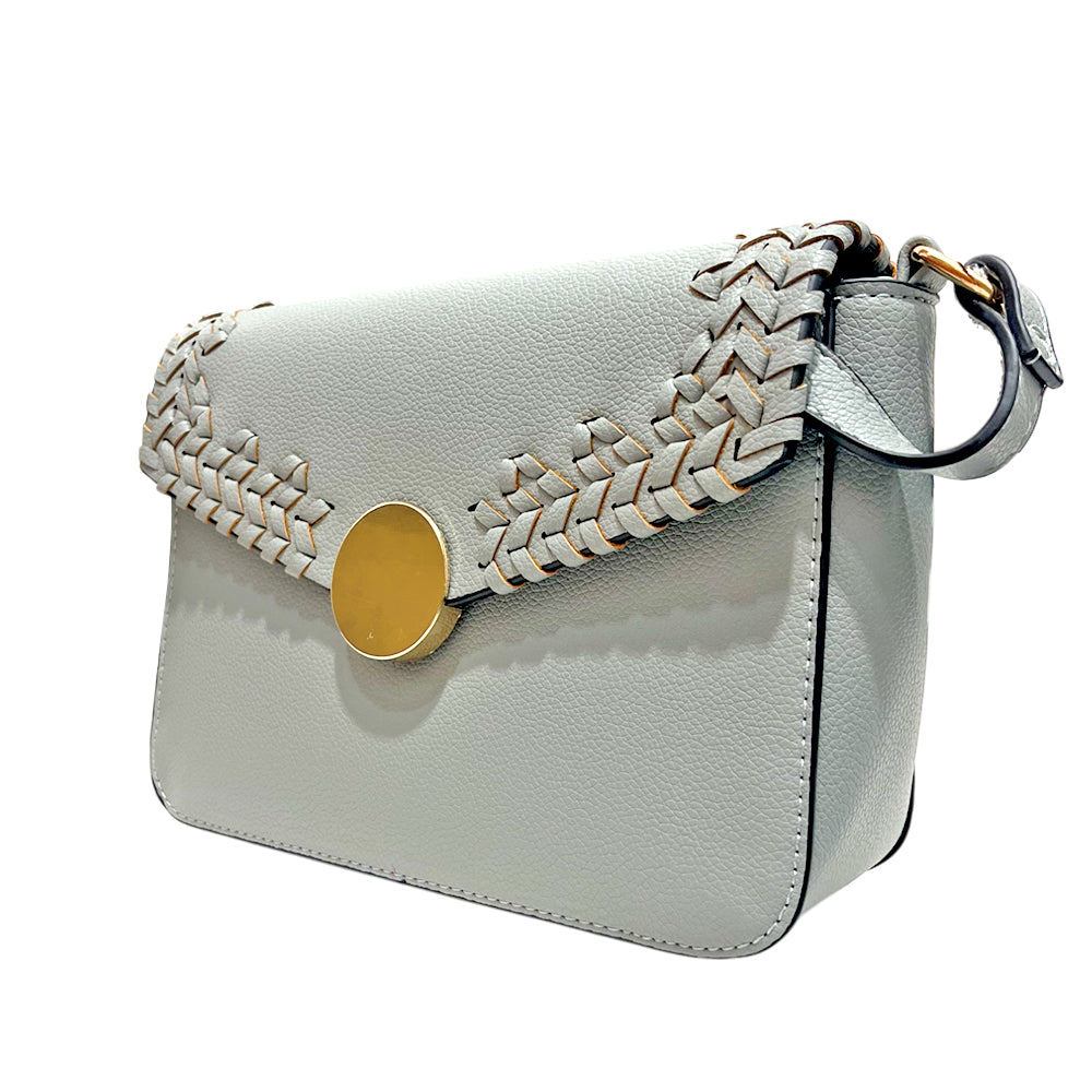 Cartera Manos Libres Casual Kayla Para Dama - Gris
