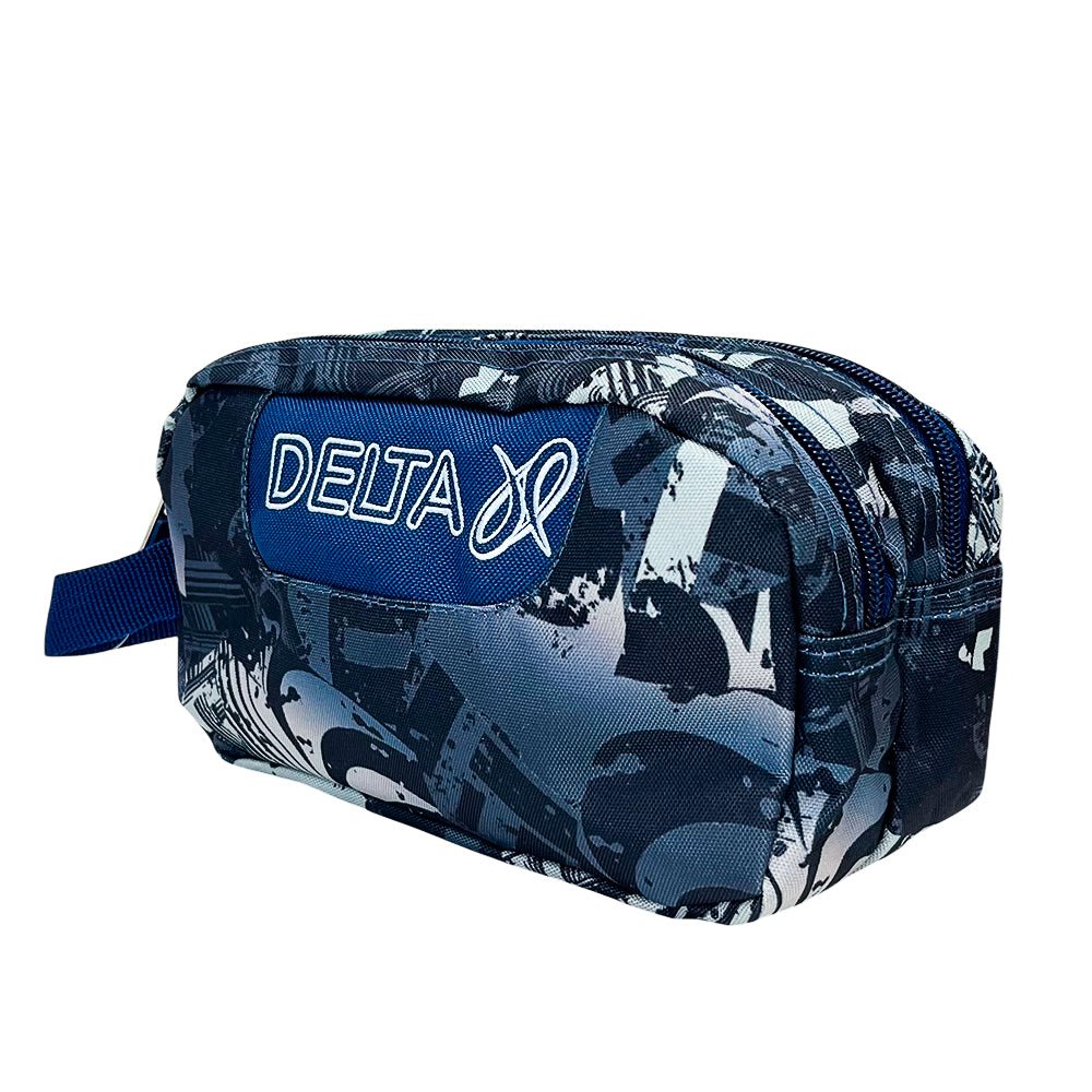 Cartuchera Escolar Delta Niño / Doble Cierre / Estampada / DELTA - 121PB / Surtido - Delta - Titan.com.pa - 7450219009135