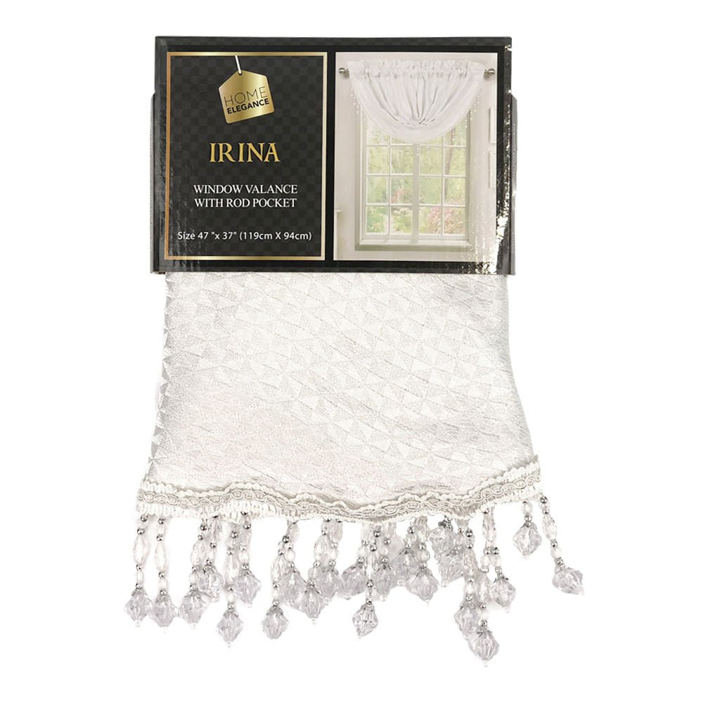 Cenefa Home Elegance Irina 47" x 37" - Blanco