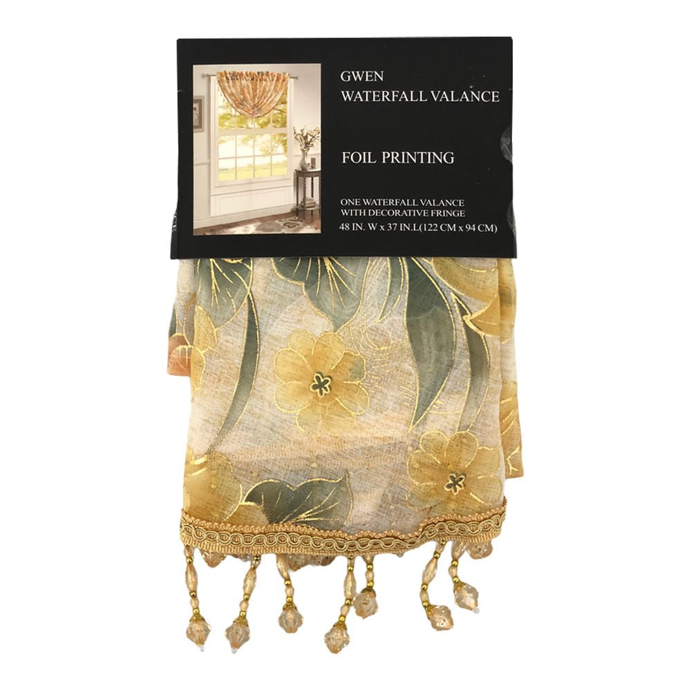 Cenefa Luxury Gwen Rodpocket 48" x 37" - Amarillo