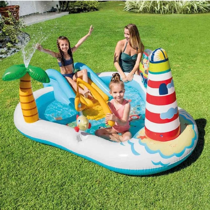 Centro De Juegos Acuático Intex Fishing Fun 218 cm x 188 cm x 99 cm - Intex - Titan.com.pa - 6941057413082