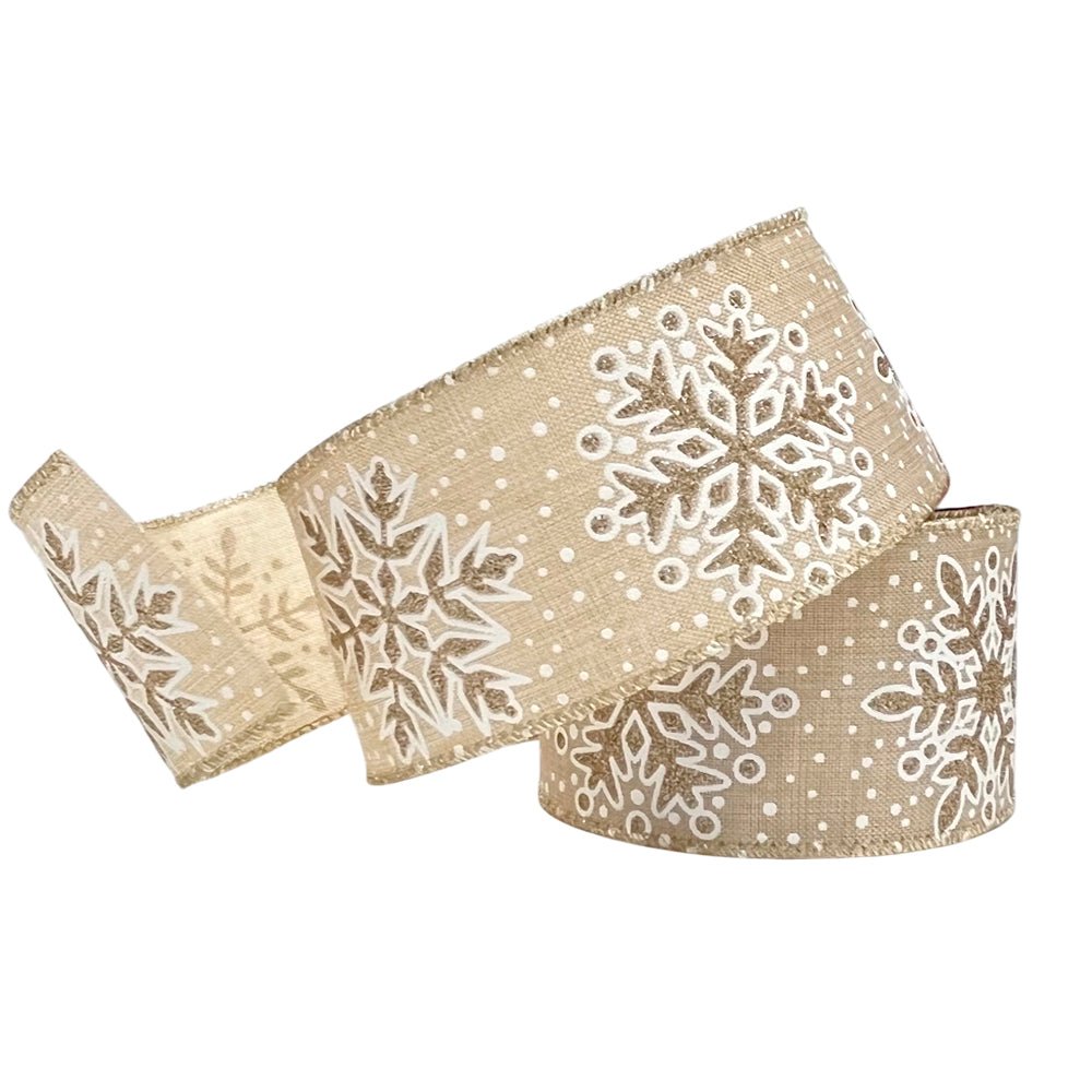 Cinta Decorativa Navideña Christmas Elegance / Diseño Copo de Nieve / Surtido - Christmas Elegance - Titan.com.pa - 2100000096459