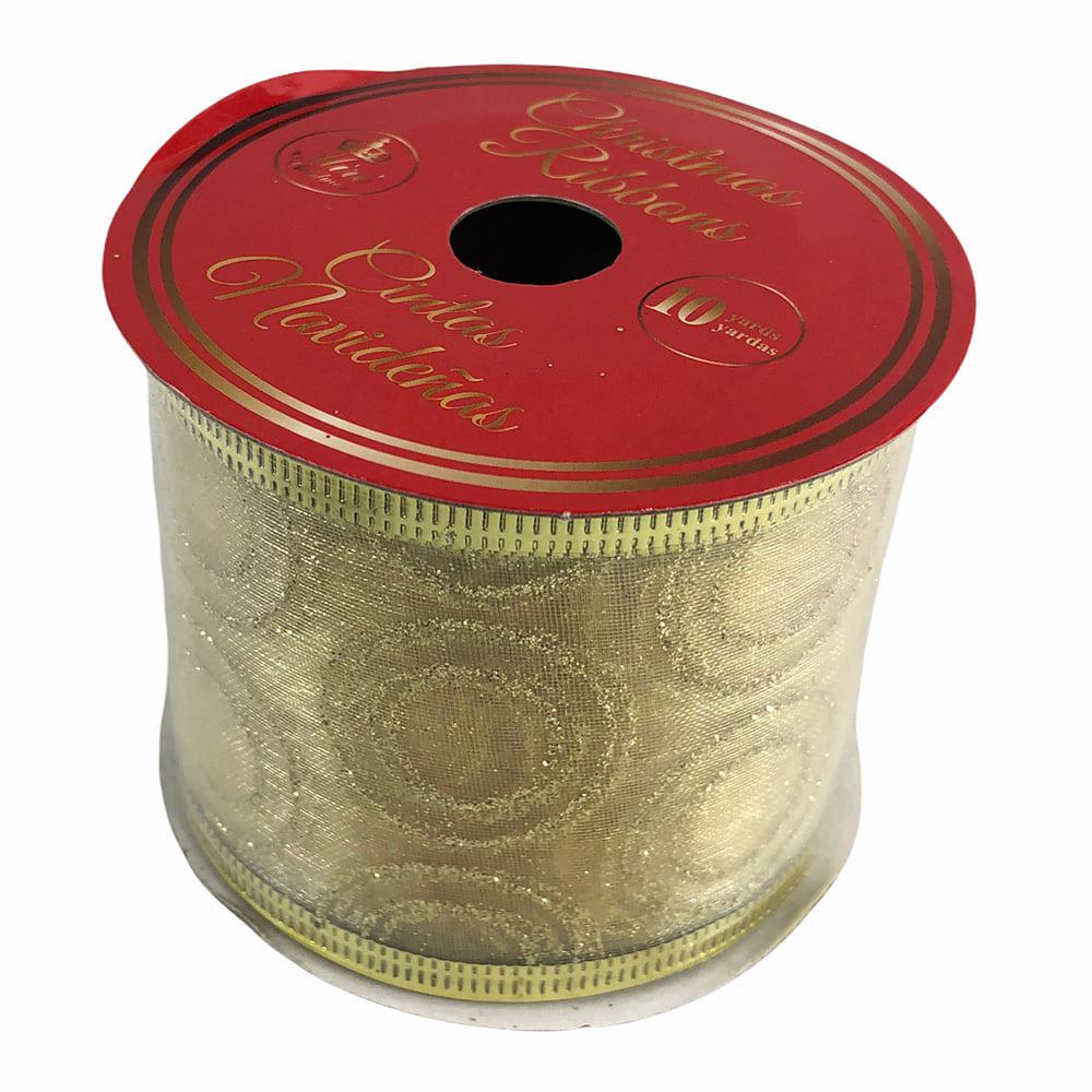 Cinta Decorativa Navideña Miro Christmas 2.5" x 10 yd - Surtido