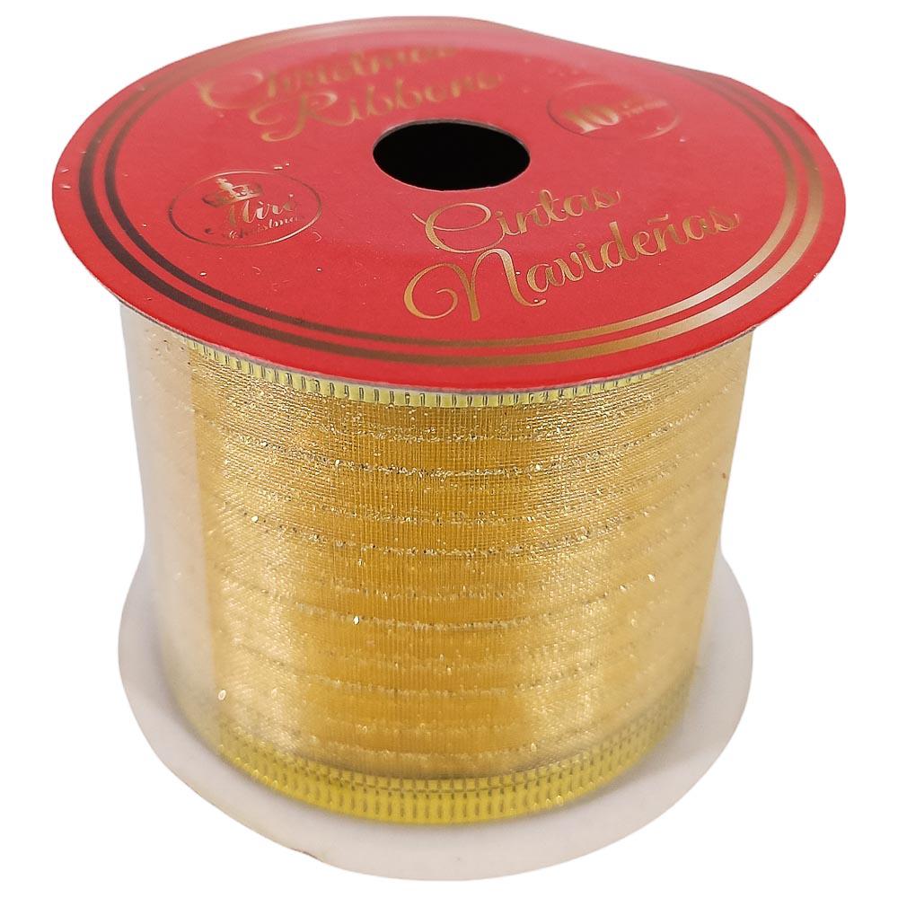 Cinta Decorativa Navideña Miro Christmas 2.5" x 10 yd - Surtido