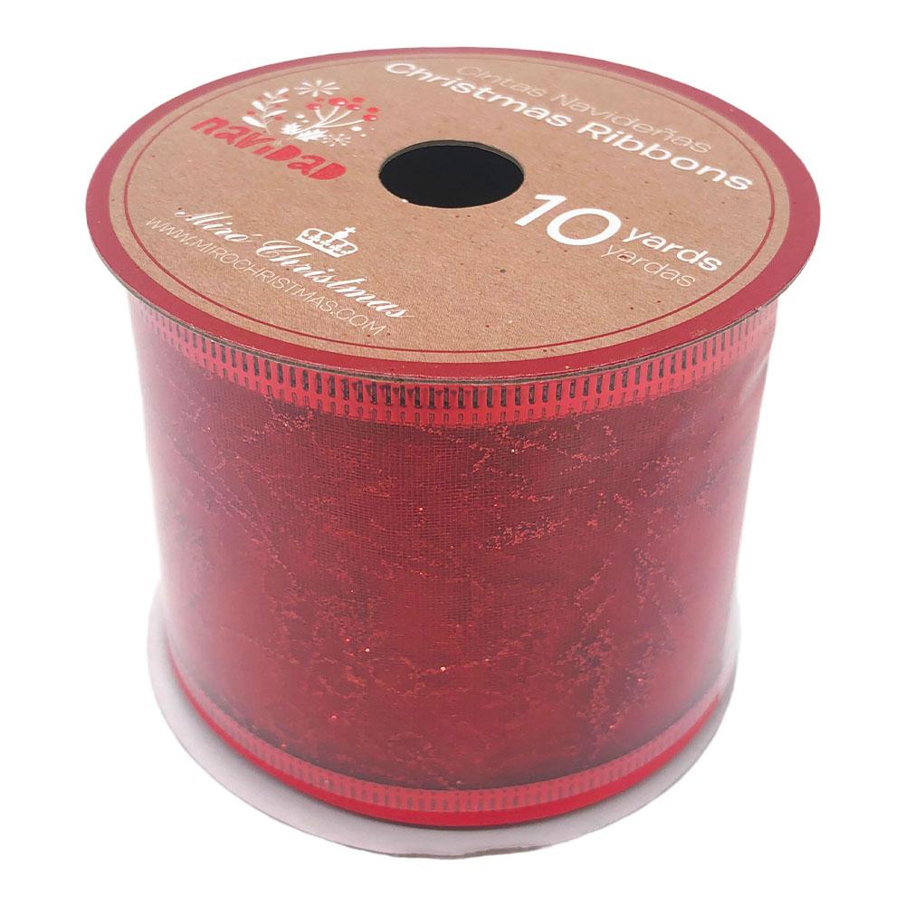 Cinta Navideña Miro Christmas 2.5" x 10 yd - Surtido