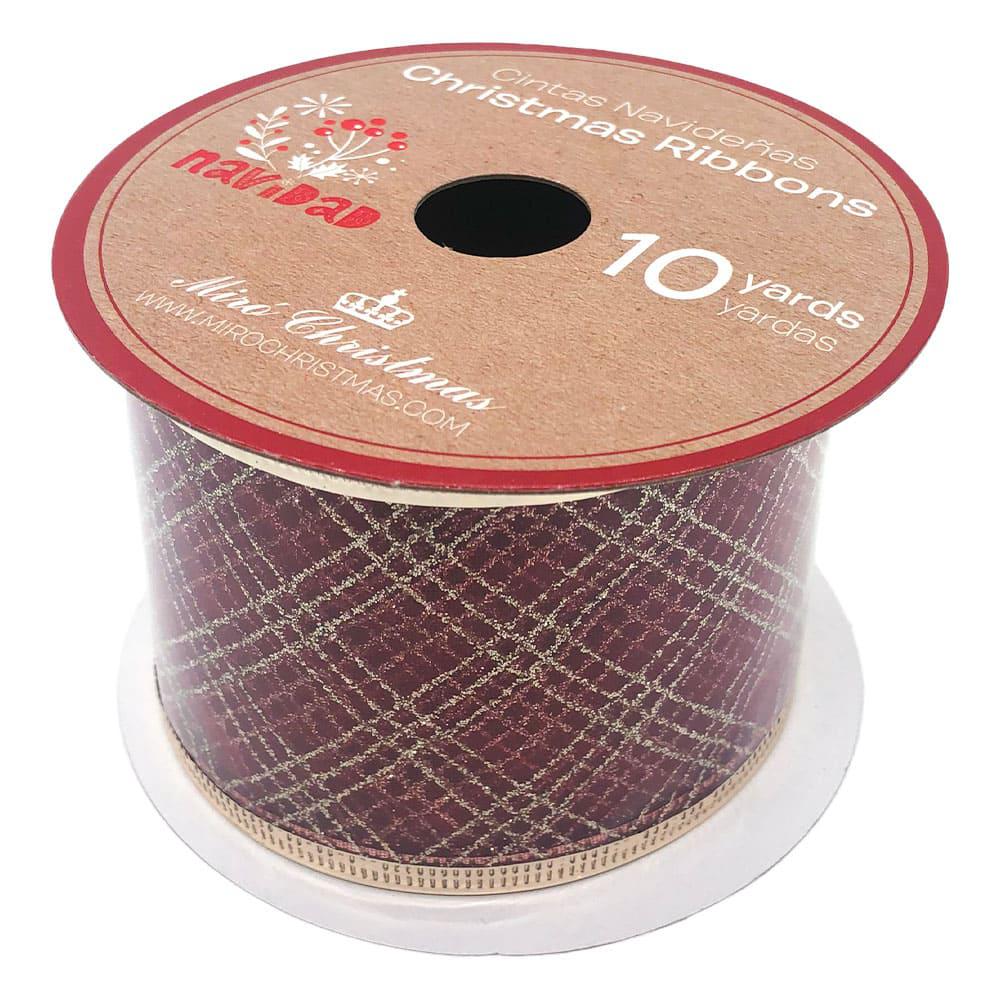 Cinta Navideña Miro Christmas 2.5" x 10 yd - Surtido