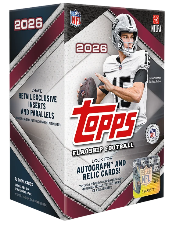 2026 Topps Flagship NFL Value Box caja de cartas