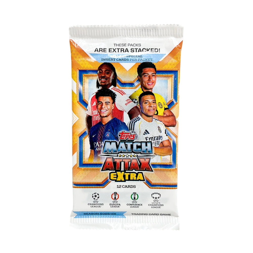 Topps Match Extra UEFA UCC 2025/26 paquete de cartas