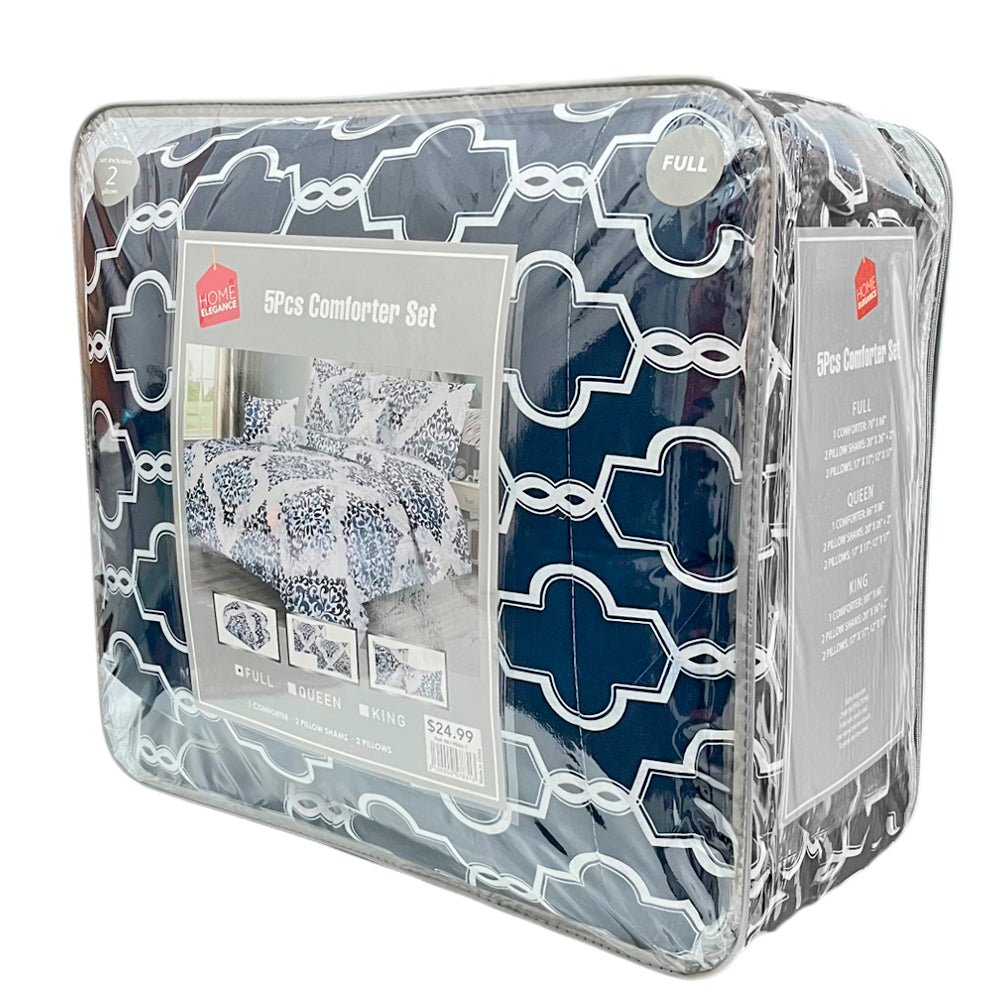 Comforter Full Home Elegance / 5 Piezas / Estampado / Surtido - Home Elegance - Titan.com.pa - 2100000578313