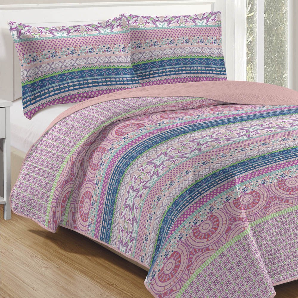 Comforter Home Accents Set de 3 Piezas - QUEEN