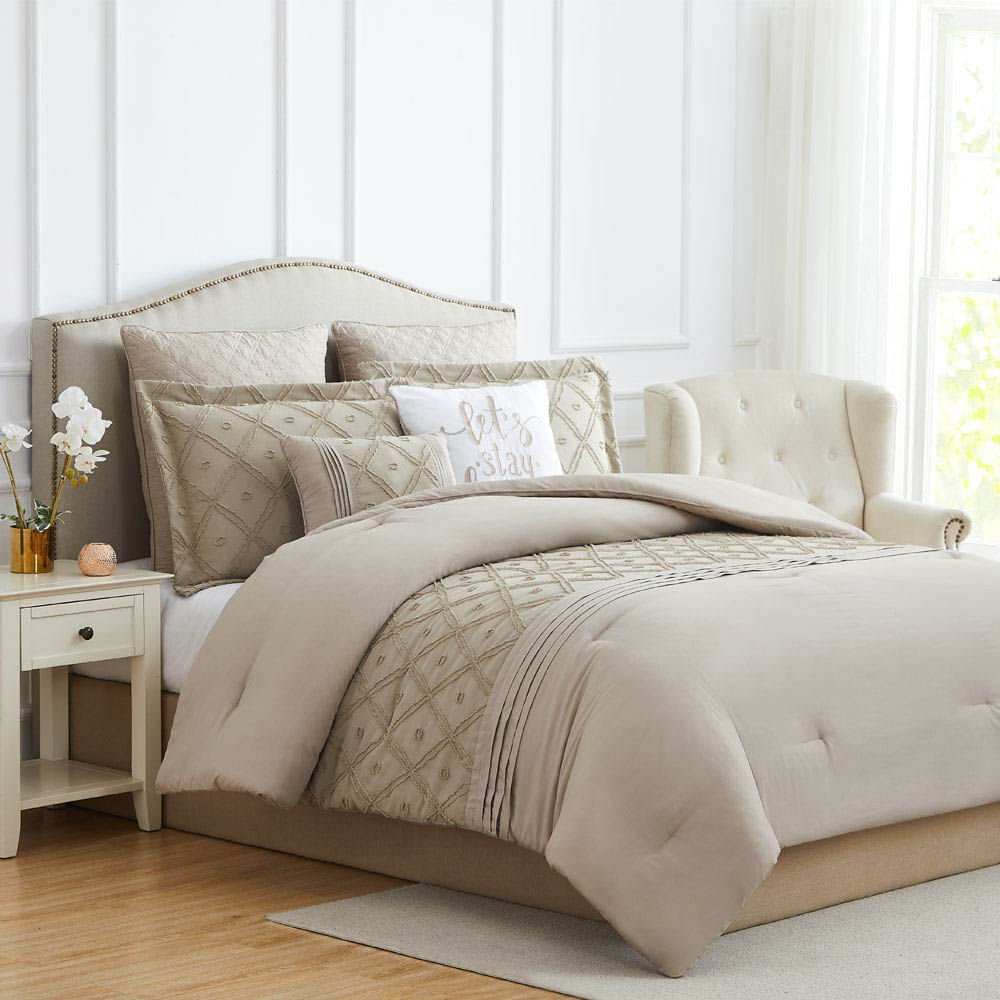 Comforter Rt Designer Adelaide 9 piezas - QUEEN