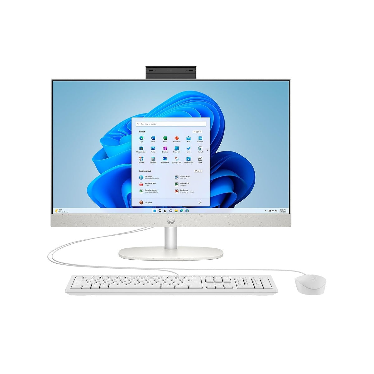 Computadora All-In-One HP 24-CB1025LA Intel Core i5 515GB Blanco - HP - 11046886