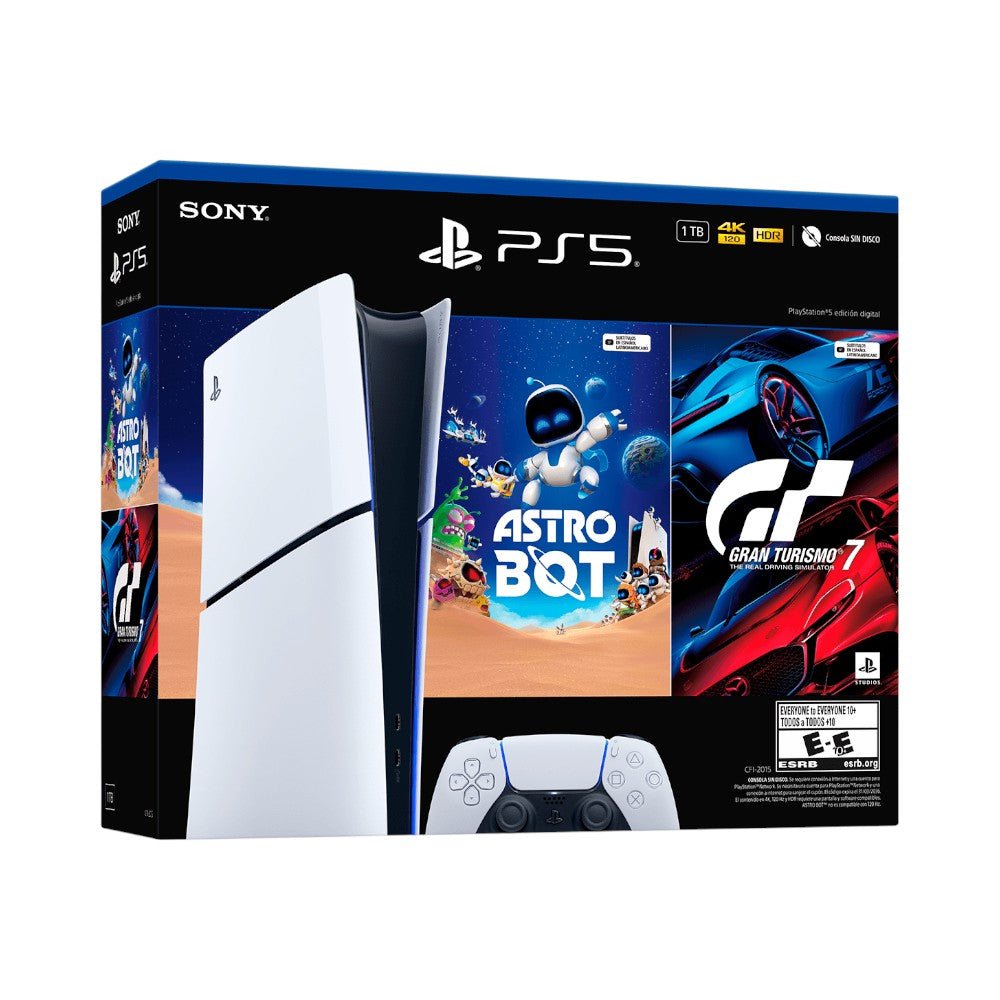 Consola PS5 Digital 1TB / 2015 Con Astro Bot Y Gran Turismo 7 - Sony - Titan.com.pa - 711719570929
