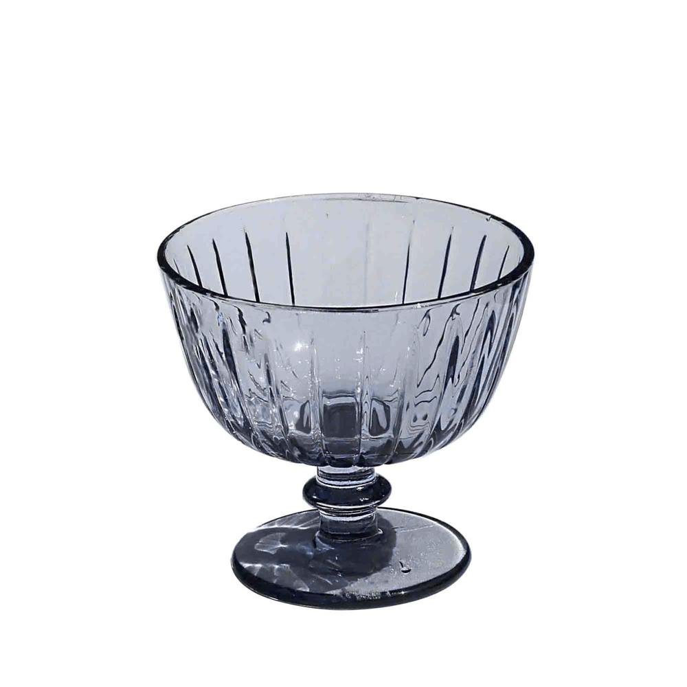 Copa Kennedy Home Para Postre 9 Oz Vidrio Clear Blue