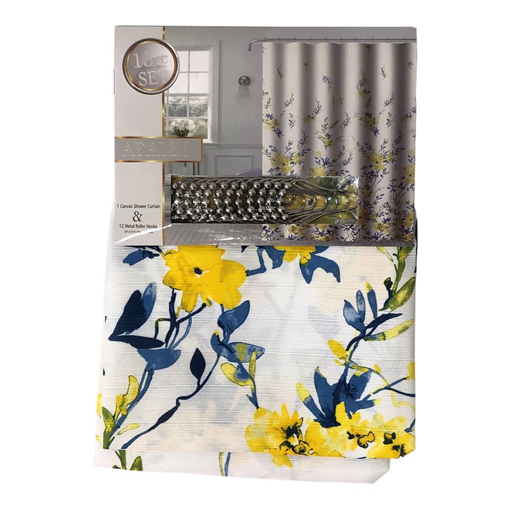 Cortina de Baño Sally Textile Adelee 13 Piezas 70"x 72"
