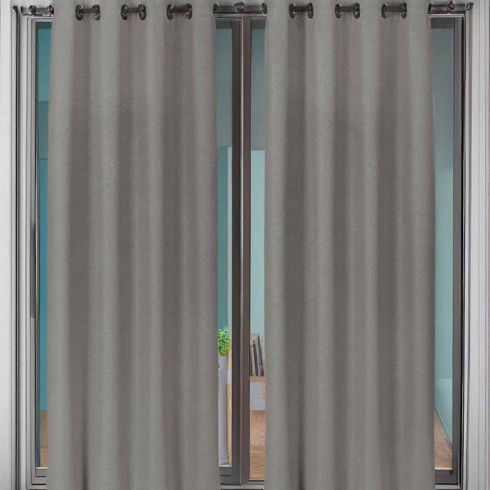 Cortina Lisa 54" x 84" Jacquard Charcoal / Home Elegance - Home Elegance - Titan.com.pa - 2100000958429