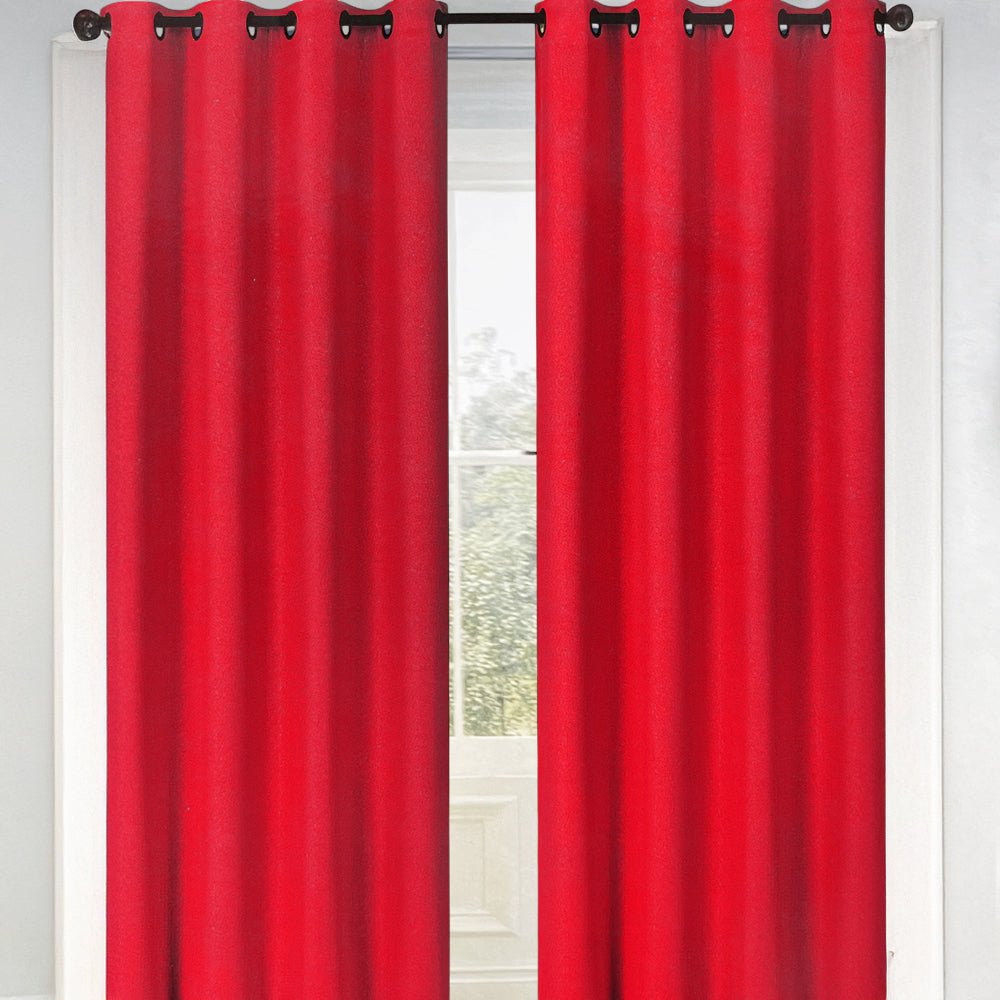 Cortina Lisa 54" x 84" Jacquard Roja / Home Elegance - Home Elegance - Titan.com.pa - 2100000345328