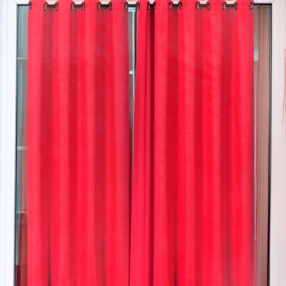 Cortina Magnolia 54" x 84" Jacquard Roja / Home Elegance - Home Elegance - Titan.com.pa - 2100000973057