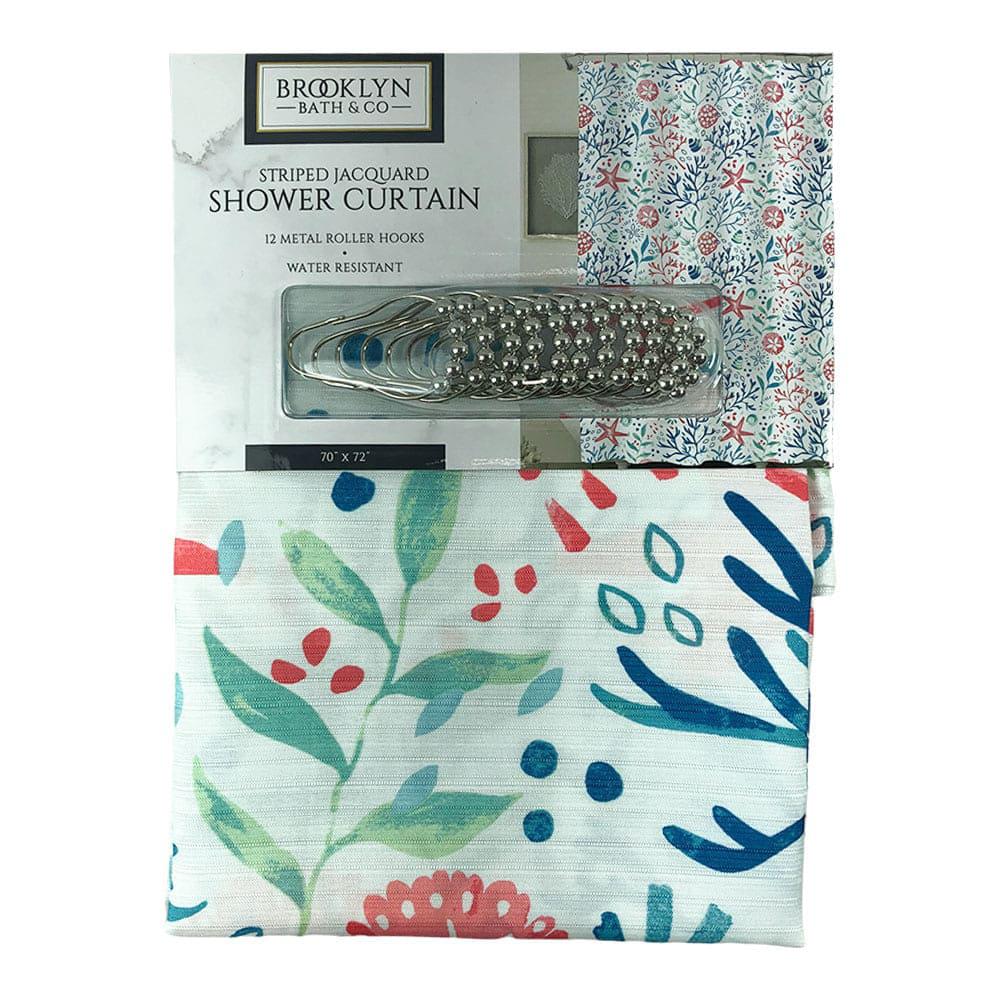 Cortina Para Baño Home Expressions Con Gancho 70" x 72"