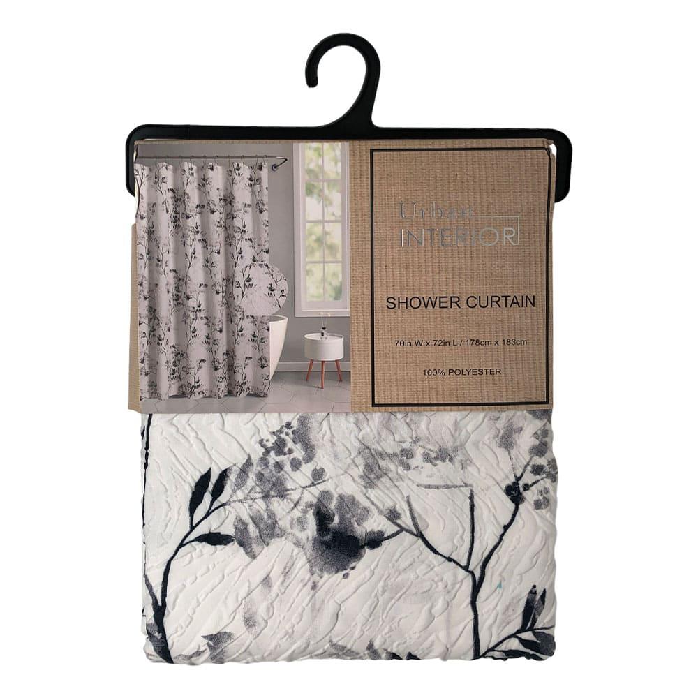 Cortina Para Baño Popular Bath Botanical de Tela 70" x 72"