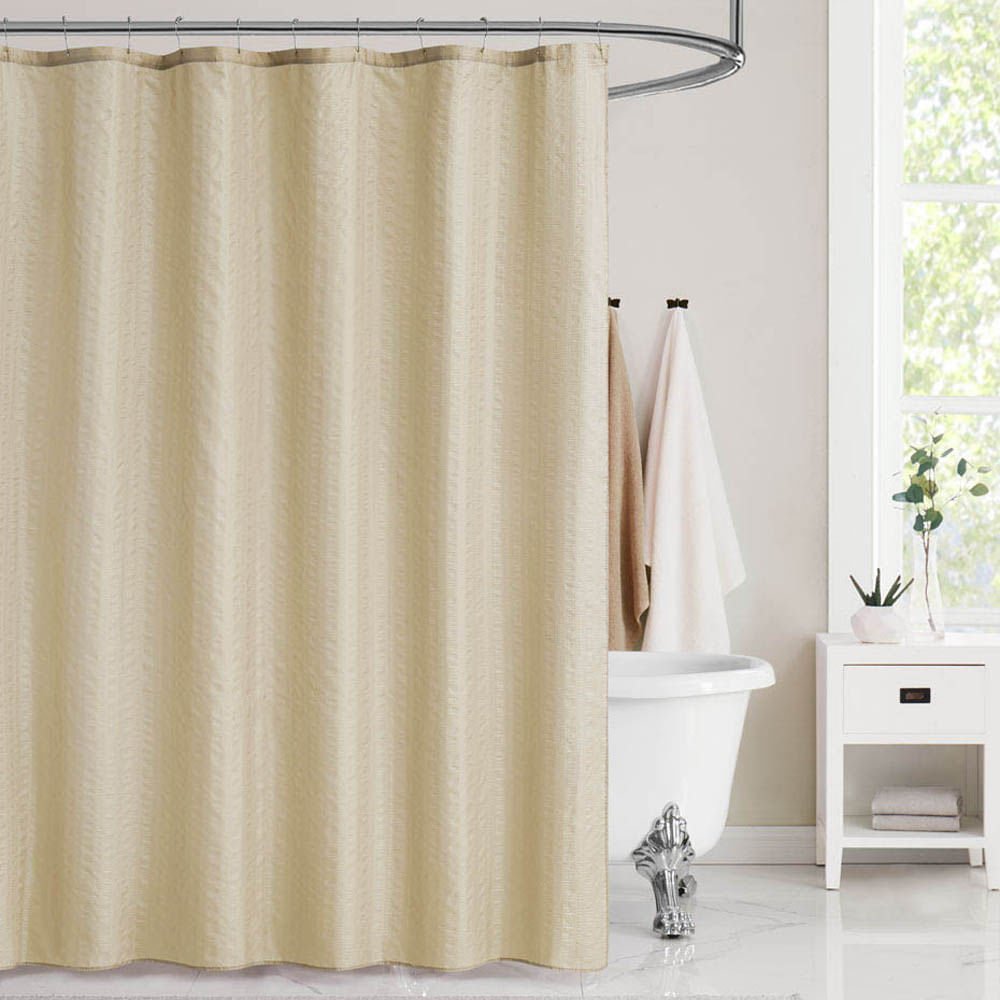 Cortina Para Baño Rt Designer Salinas 70" x 72" 13 Piezas - Beige