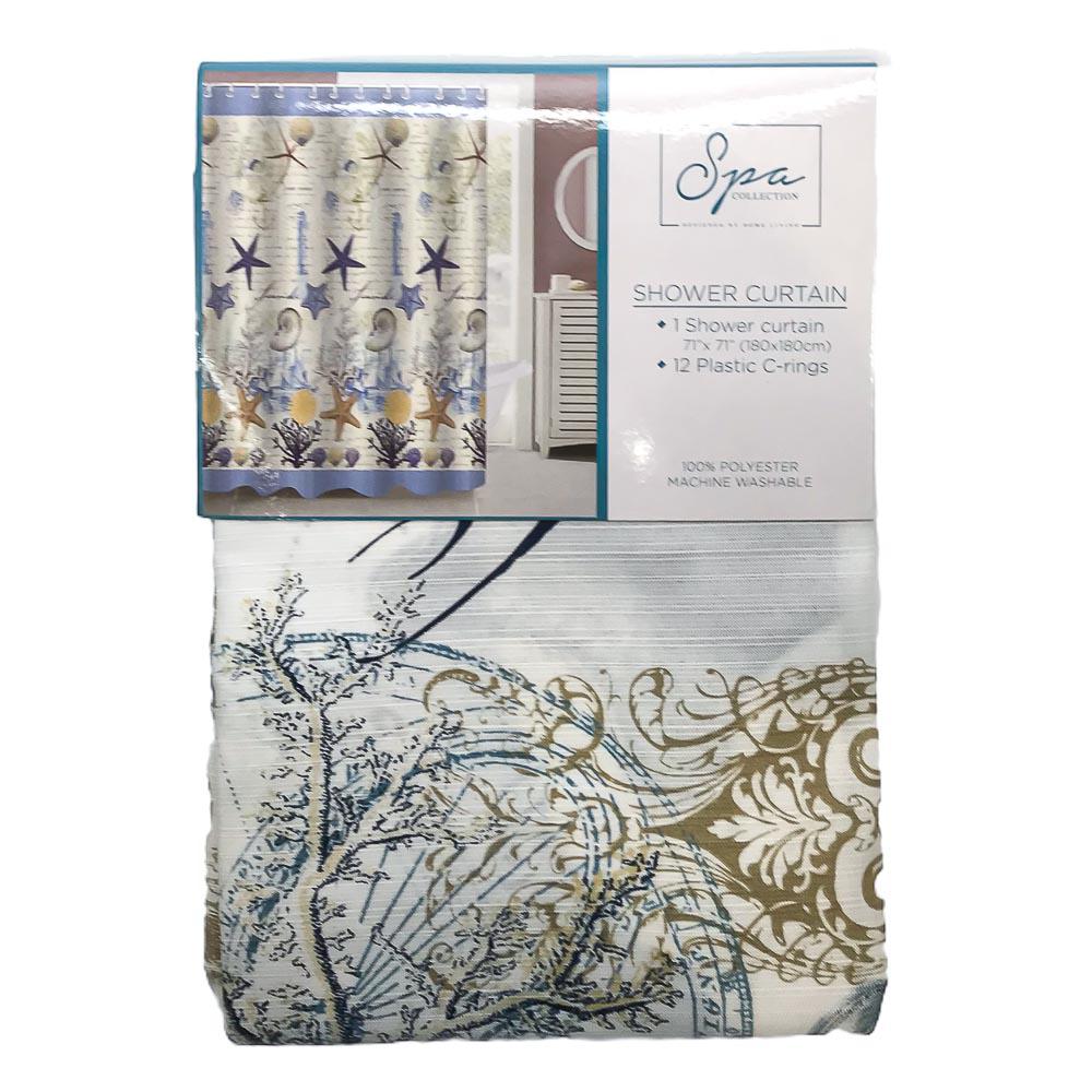 Cortina Para Baño Spa Collection 71" x 71"