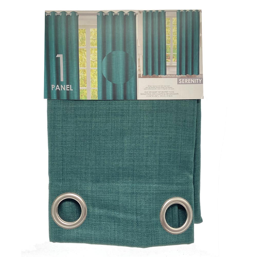 Cortina Popular Bath Serenity de 54" x 84" - Aguamarina oscuro