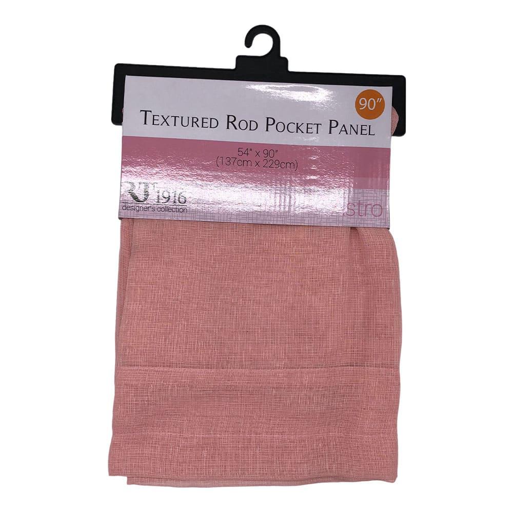 Cortina Rt Designer Astro Con Rod Pocket de 54" x 90" - Durazno