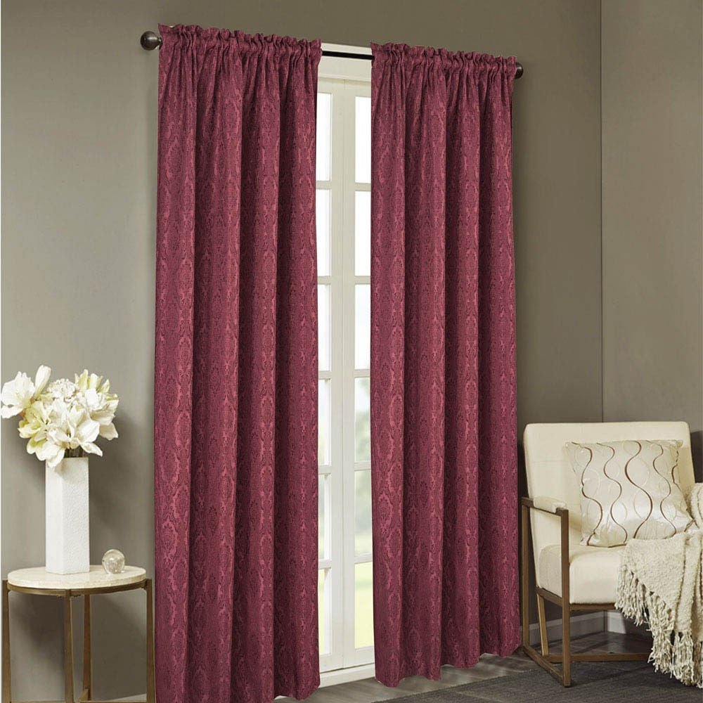 Cortina Rt Designer Trentino 54" x 84" - Rojo Vino