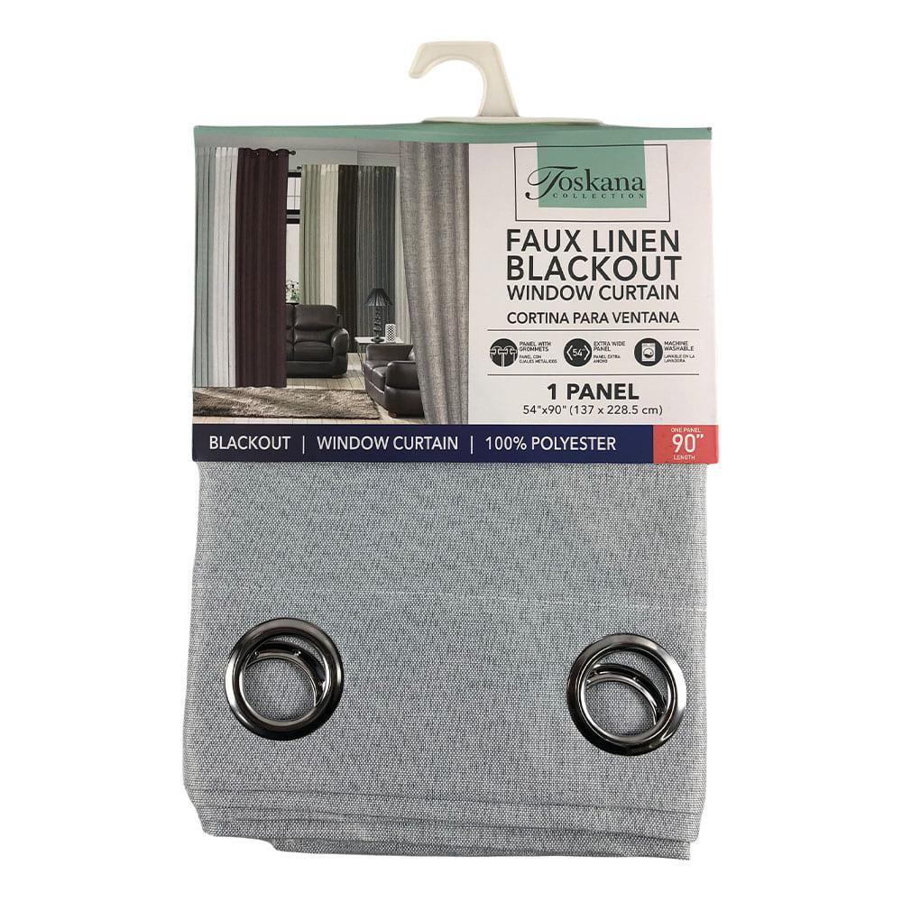Cortina The Palace Home Collection Blackout Con Aros 54" x 90" - Azul Claro