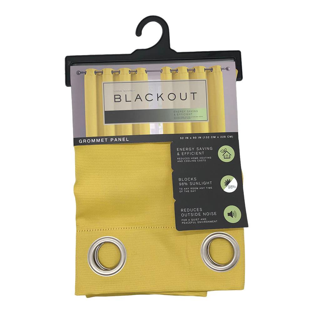 Cortina Victoria Classics Apollo Blackout de 55" x 90" - Amarillo