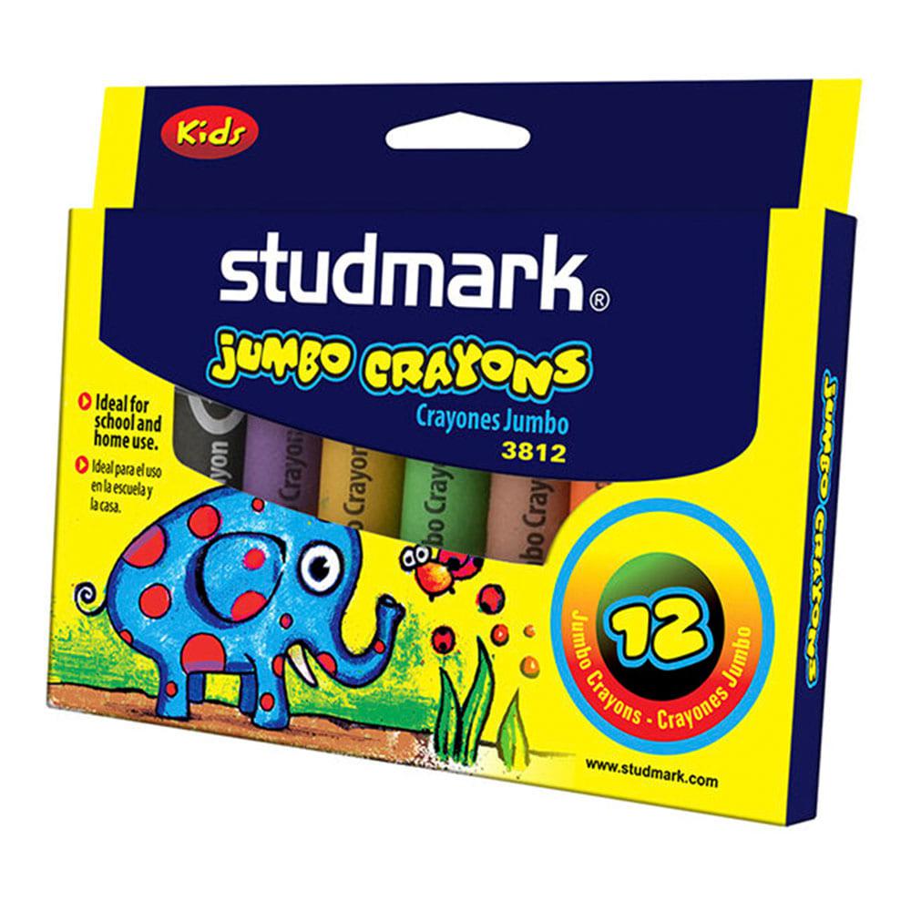 Crayones Jumbo Studmark 12 Piezas - Studmark - Titan.com.pa - 7453015126556