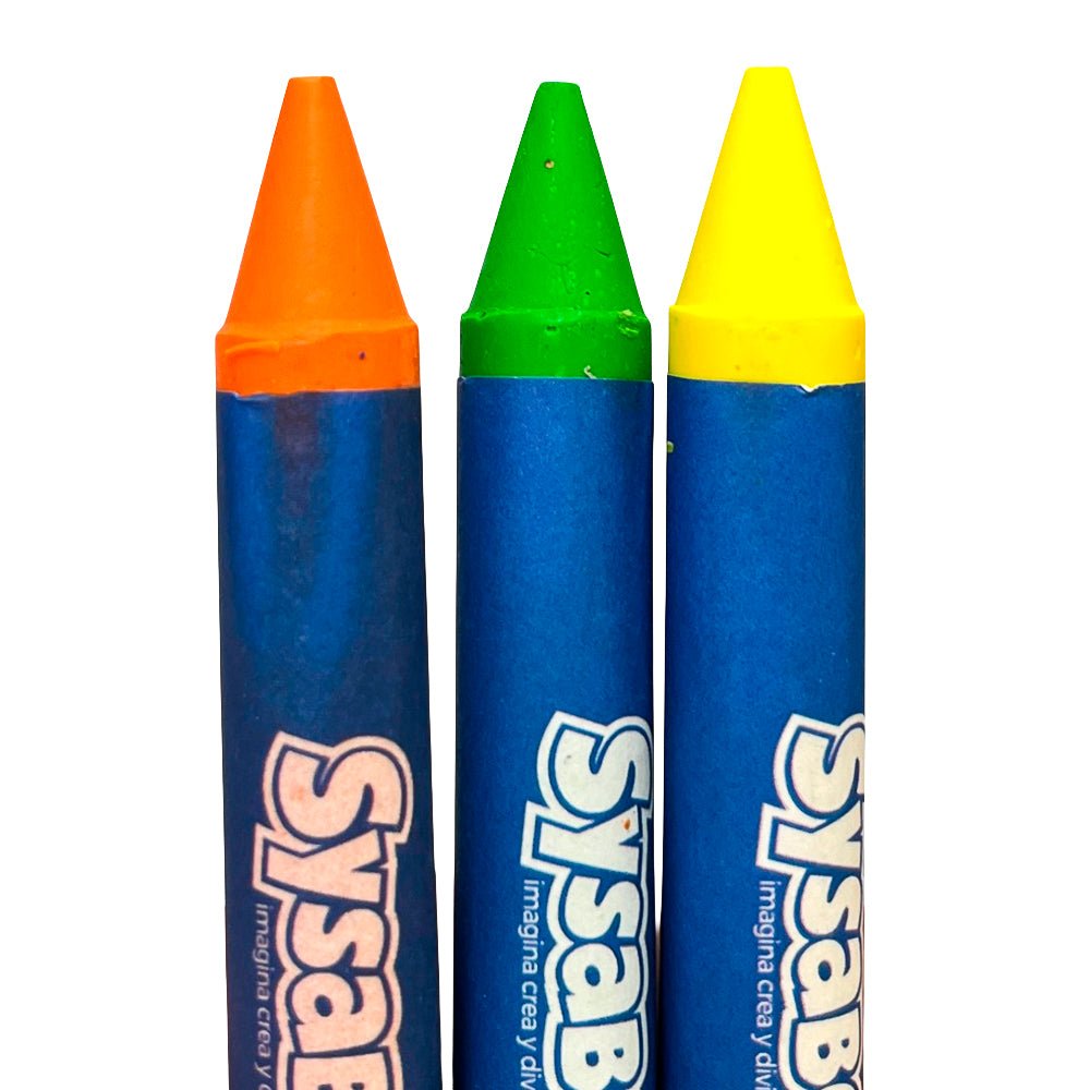 Crayones Sysabe Súper Jumbo – 8 Colores - Sysabe - Titan.com.pa - 7591213015811